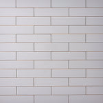 Load image into Gallery viewer, Timeless Soft Gray 2x8 Ceramic Tile Glossy Flooring Tilezz