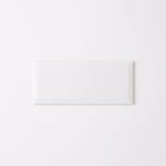 Load image into Gallery viewer, Timeless Ice White 4x10 Beveled Ceramic Tile Glossy Flooring Tilezz