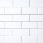 Load image into Gallery viewer, Timeless Ice White 4x10 Beveled Ceramic Tile Glossy Flooring Tilezz