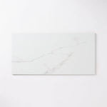 Load image into Gallery viewer, Milano Statuary White 12x24 Porcelain Tile Matte Tilezz