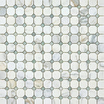 Load image into Gallery viewer, Calacatta Gold &amp; Green Octagon Marble Mosaic Stone Tilezz 
