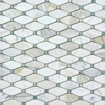 Load image into Gallery viewer, Calacatta Gold &amp; Green Octave Marble Mosaic Stone Tilezz 
