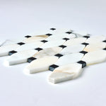 Load image into Gallery viewer, Calacatta Gold & Black Octave Marble Mosaic Stone Tilezz
