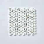 Load image into Gallery viewer, Calacatta Gold 1" Hexagon Marble Mosaic Flooring Tilezz