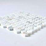 Load image into Gallery viewer, Calacatta Gold 1" Hexagon Marble Mosaic Flooring Tilezz