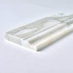 Load image into Gallery viewer, Calacatta Gold Marble Baseboard Molding Trim Flooring Tilezz
