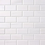 Load image into Gallery viewer, Bianco Dolomite 3x6 Beveled Polished/Honed Subway Tile Flooring Tilezz