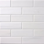 Load image into Gallery viewer, Bianco Dolomite 4x12 Beveled Polished/Honed Subway Tile Flooring Tilezz