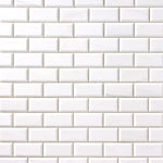 Load image into Gallery viewer, Bianco Dolomite 2x4 Beveled Mosaic Polished/Honed Flooring Tilezz