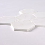 Load image into Gallery viewer, Bianco Dolomite 4&quot; Hexagon Mosaic Polished/Honed Flooring Tilezz 
