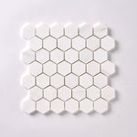 Load image into Gallery viewer, Bianco Dolomite 2" Hexagon Mosaic Polished/Honed Flooring Tilezz