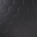 Load image into Gallery viewer, Venice Black 5x6 Hexagon Matte Porcelain Tile Tilezz