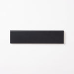 Load image into Gallery viewer, Venice Black 2x10 Bullnose Ceramic Tile Matte Tilezz