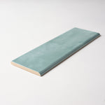 Load image into Gallery viewer, San Fran Aqua 3x10 Bullnose Ceramic Tile Glossy Flooring Tilezz
