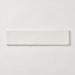 Load image into Gallery viewer, San Fran White Crackled 3x12 Bullnose Ceramic Tile Glossy Flooring Tilezz