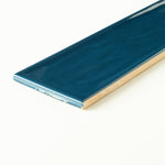 Load image into Gallery viewer, Chanelle Sapphire Blue 3"x12" Ceramic Subway Tile Tilezz
