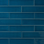 Load image into Gallery viewer, Chanelle Sapphire Blue 3&quot;x12&quot; Ceramic Subway Tile Tilezz 
