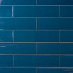 Load image into Gallery viewer, Chanelle Sapphire Blue 4x16 Ceramic Tile Glossy Tilezz 
