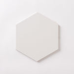 Load image into Gallery viewer, Madrid White 8x9 Hexagon Matte Porcelain Tile Flooring Tilezz