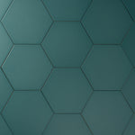 Load image into Gallery viewer, Chanelle Peacock Green 8x9 Hexagon Porcelain Tile Tilezz