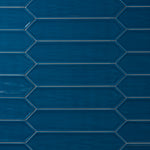 Load image into Gallery viewer, Chanelle Sapphire Blue 3x12 Picket Ceramic Tile Glossy Tilezz 
