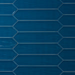 Load image into Gallery viewer, Chanelle Sapphire Blue 3x12 Picket Ceramic Tile Glossy Tilezz