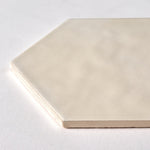 Load image into Gallery viewer, San Fran Tan White Hexagon Ceramic Wall Tile Tilezz