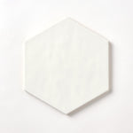 Load image into Gallery viewer, San Fran White Hexagon Ceramic Wall Tile Tilezz 
