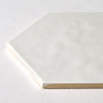 Load image into Gallery viewer, San Fran White Hexagon Ceramic Wall Tile Tilezz