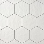 Load image into Gallery viewer, San Fran White Hexagon Ceramic Wall Tile Tilezz