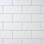 Load image into Gallery viewer, San Fran White 4x10 Ceramic Subway Tile Tilezz