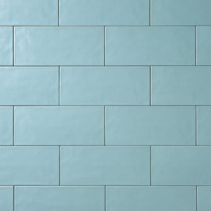 San Fran Volga Blue 4x10 Ceramic Tile Matte Tilezz 