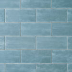 Load image into Gallery viewer, San Fran Volga Blue 4x10 Ceramic Subway Tile Tilezz