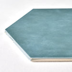 Load image into Gallery viewer, San Fran Volga Blue Hexagon Ceramic Wall Tile Tilezz