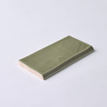Load image into Gallery viewer, St. Lucia Green 2.5 x 5 Bullnose Ceramic Tile Glossy Tilezz