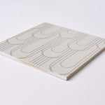 Load image into Gallery viewer, Encaustic Look Eiffel Oval Gray / Taupe 8x8 Porcelain Tile Tilezz