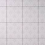 Load image into Gallery viewer, Encaustic Look Eiffel Shell White / Lavender 8x8 Porcelain Tile Tilezz