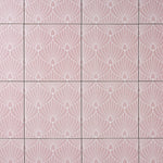Load image into Gallery viewer, Encaustic Look Eiffel Shell Pink / White 8x8 Porcelain Tile Tilezz