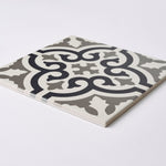 Load image into Gallery viewer, Encaustic Look Malaga Fleur 8x8 Porcelain Tile Tilezz