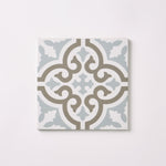 Load image into Gallery viewer, Encaustic Look Marrakech Fleur 8x8 Porcelain Tile Tilezz