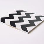Load image into Gallery viewer, Encaustic Look Marrakech Chevron 8x8 Porcelain Tile Tilezz