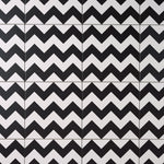 Load image into Gallery viewer, Encaustic Look Marrakech Chevron 8x8 Porcelain Tile Tilezz