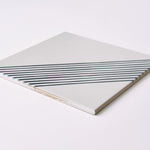 Load image into Gallery viewer, Encaustic Look Belize White Lines 8x8 Porcelain Tile Tilezz
