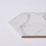 Load image into Gallery viewer, Milano Statuary White 8x9 Hexagon Porcelain Tile Matte Tilezz 

