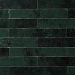 Load image into Gallery viewer, Zellige Emerald Green 2x16 Glossy Ceramic Tile Tilezz 
