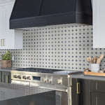 Load image into Gallery viewer, MSI Azula Floret White & Azul Marble Mosaic Tilezz