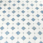 Load image into Gallery viewer, MSI Azula Hatchwork White & Azul Marble Mosaic Tilezz
