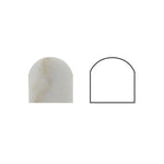 Load image into Gallery viewer, Calacatta Gold Marble 3/4 X 12 Bullnose Liner Stone Tilezz