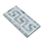 Load image into Gallery viewer, Carrara White Greek Key Border with Blue Marble Polished/Honed Stone Tilezz 
