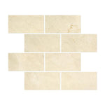 Load image into Gallery viewer, Crema Marfil 6x12 Polished Subway Tile Stone Tilezz 
